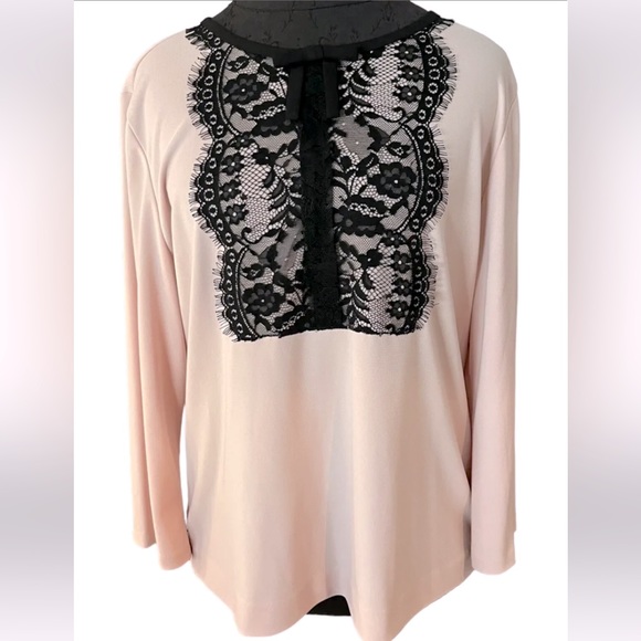 Tops - Karl Lagerfeld Pink Jersey Blouse